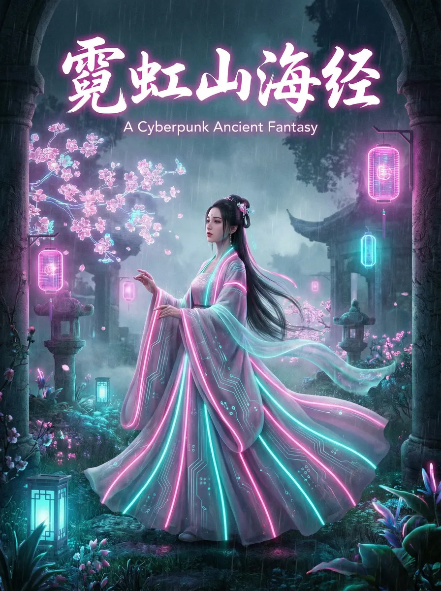 欧美日韩国产 古风奇缘短剧 - 霓虹山海经海报